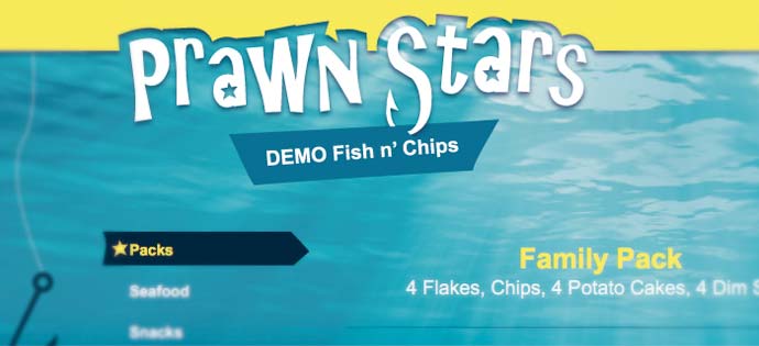 Online Ordering Demo Website - Fish & Chips
