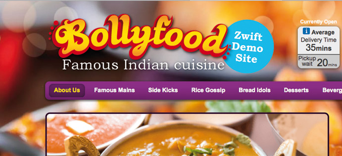 Online Ordering Test Website - Indian Restaurant